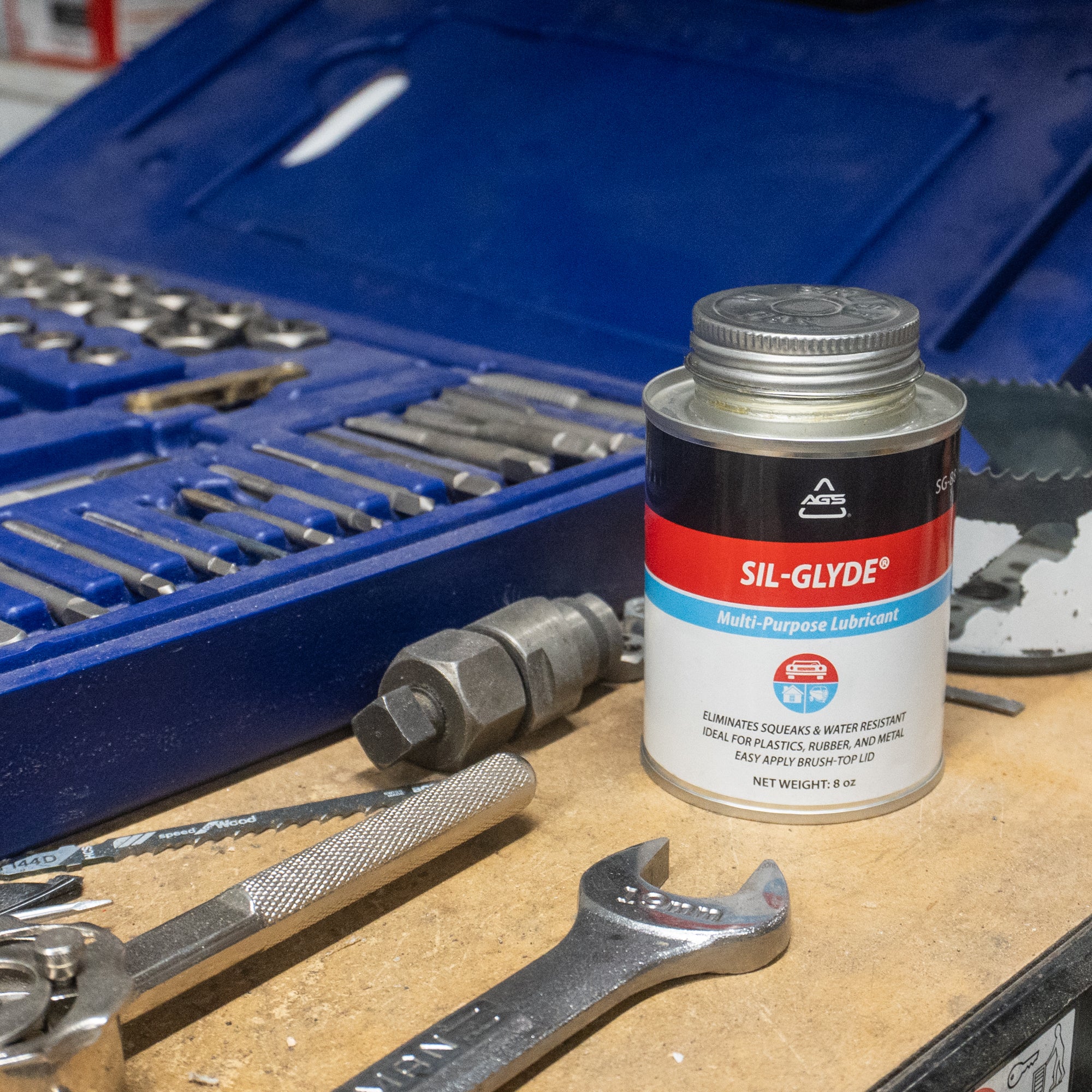 Sil-Glyde General Purpose Silicone Lubricant, 8 oz Brush-Top Sil-Glyde General Purpose Silicone Lubricant, 8 oz Brush-Top