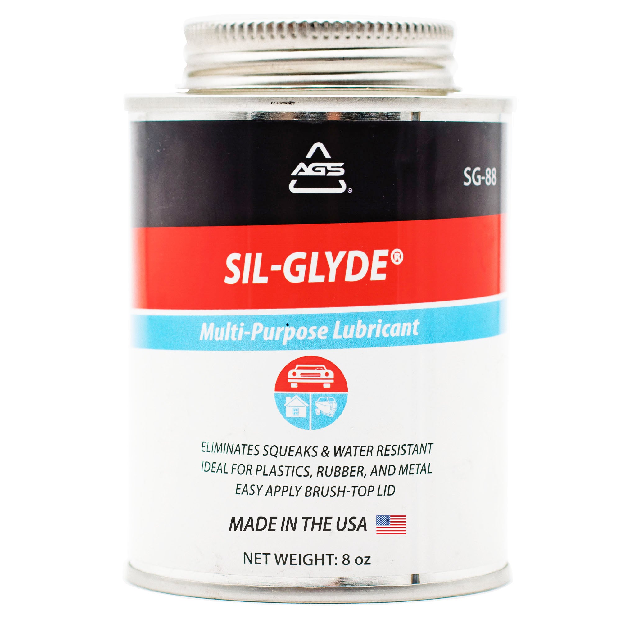 Sil-Glyde General Purpose Silicone Lubricant, 8 oz Brush-Top Sil-Glyde General Purpose Silicone Lubricant, 8 oz Brush-Top