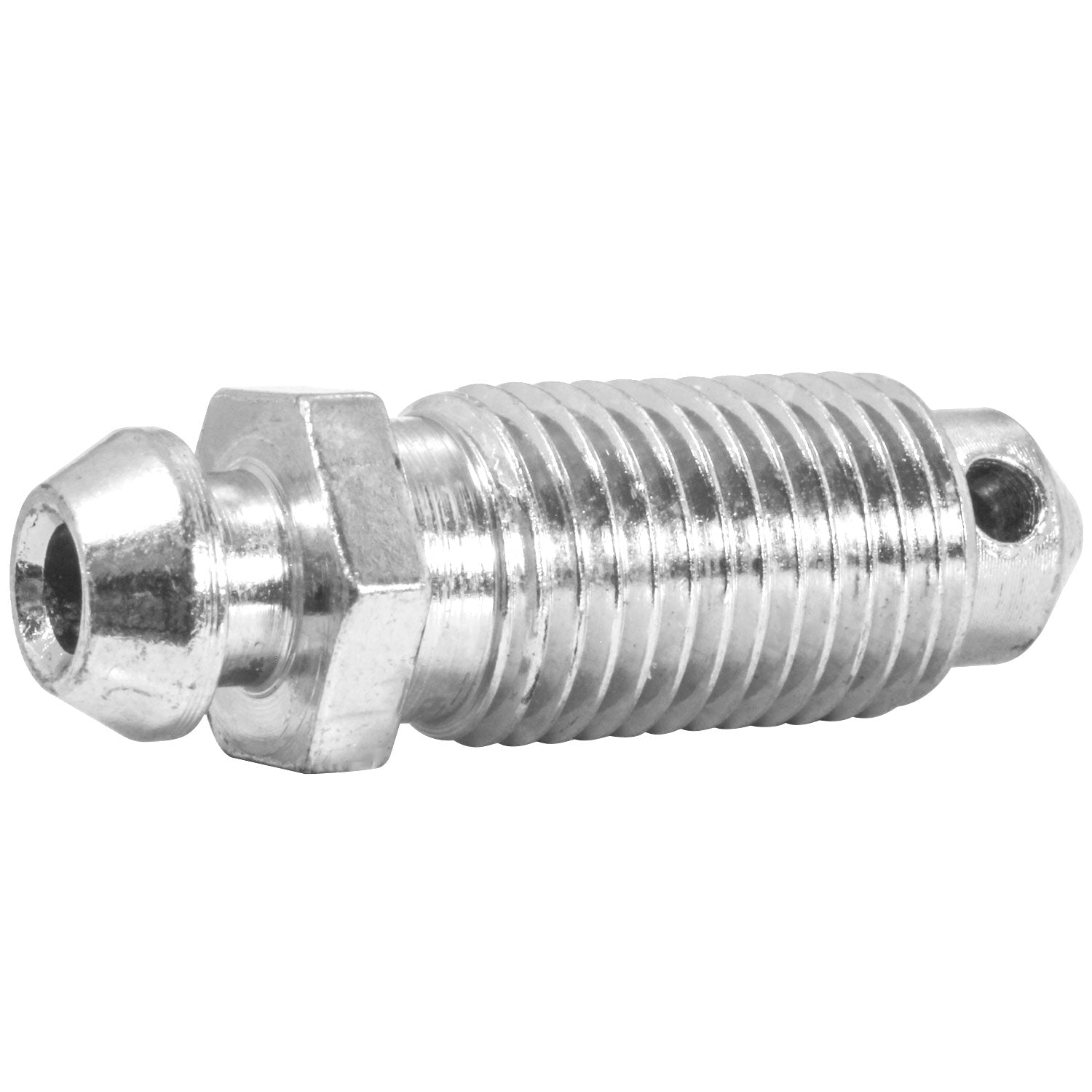 Stainless Steel Bleeder Screw 3/8-24, 3/8 Hex, 1.18 OAL - Bag of 1