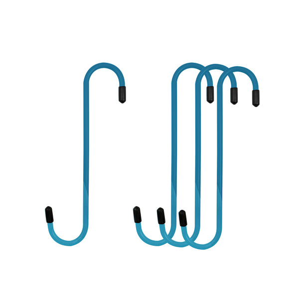20-Pack Brake Caliper Hanger Hooks - Yellow Powder Coated Steel - For Organizing Calipers During Service